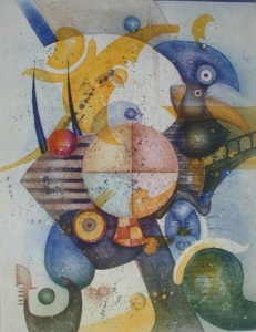 venezianische Impressionen - Farbradierung von Dieter Eckert ... in der Galerie Conrad