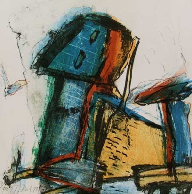 Thomas Perl  - Farblithographie ... in der Galerie Conrad