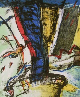 Thomas Perl  - Farblithographie ... in der Galerie Conrad
