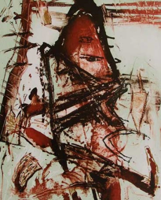 Thomas Perl  - Farblithographie ... in der Galerie Conrad