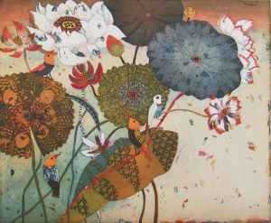 Jutta Votteler - Lotusbesuch